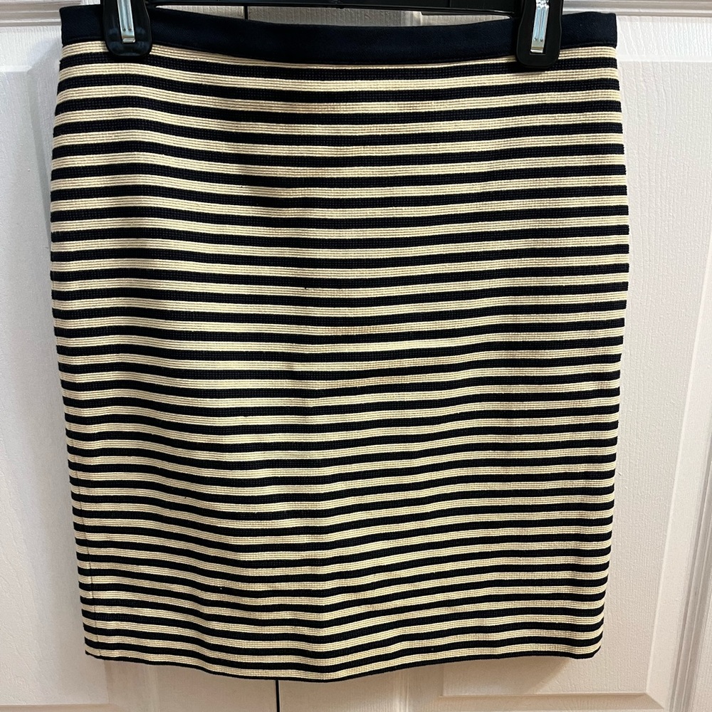 striped loft skirt